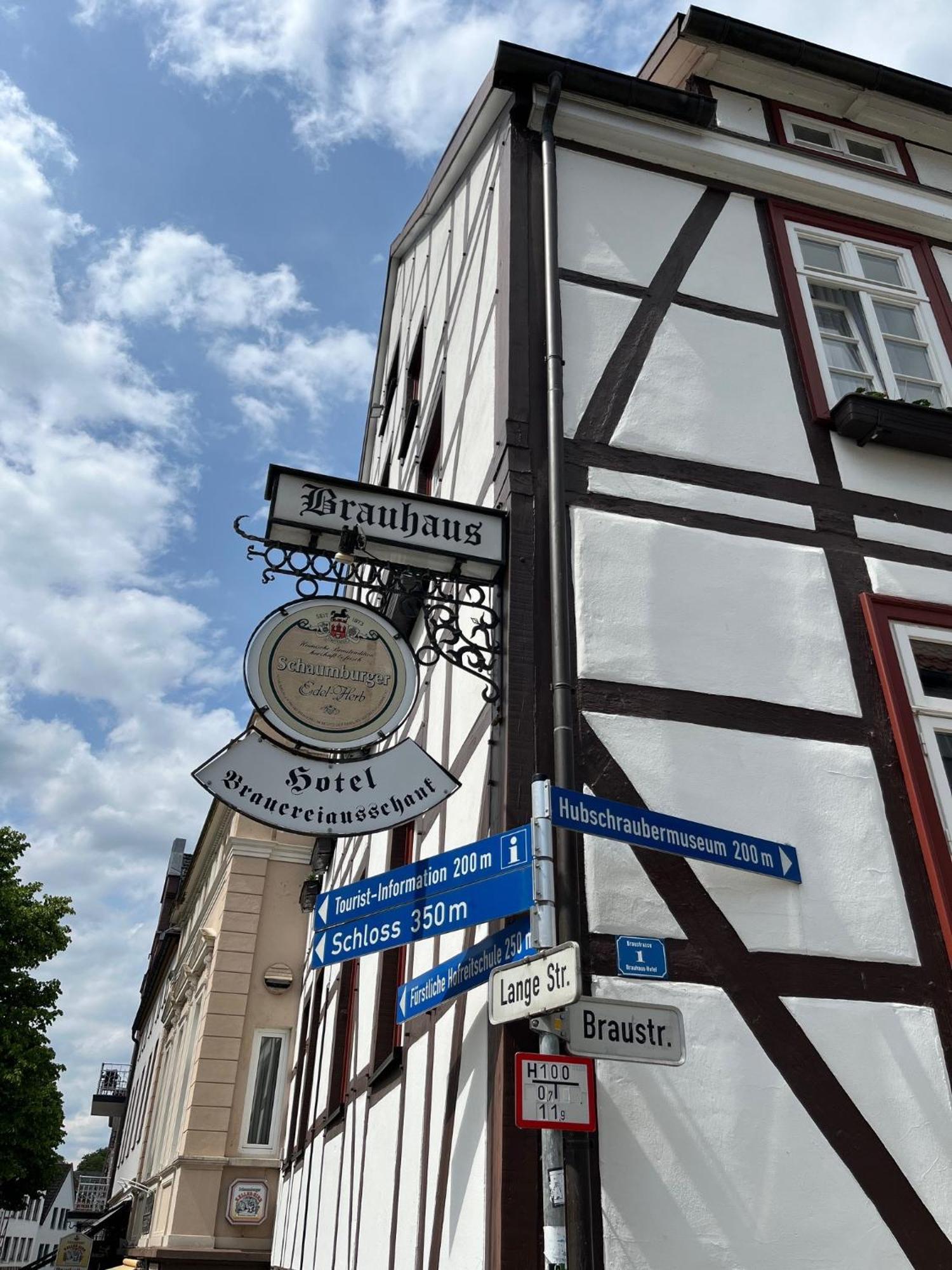 Hotel Brauhaus Buckeburg Buitenkant foto